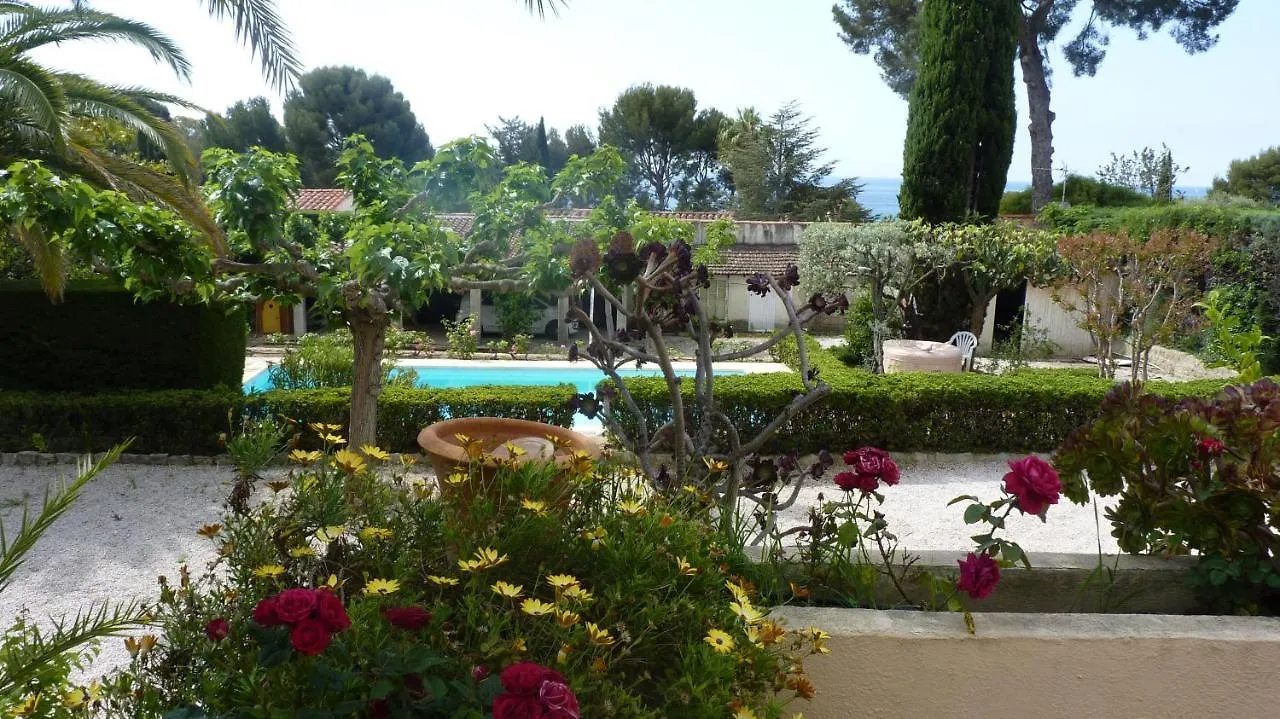 Villa Rima, Bas De Villa Vue Mer Avec Piscine A 200M Des Plages La Ciotat 0*,